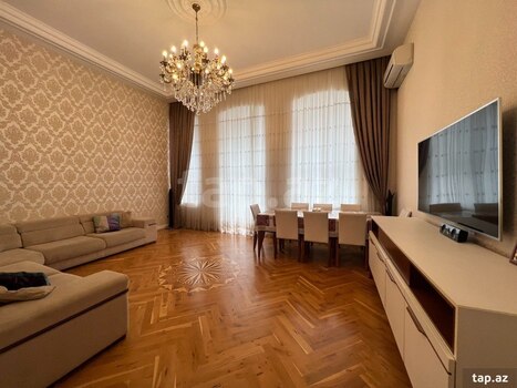 4-otaqlı mənzil kirayə verilir, Səbail r., 200 m²