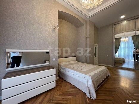 4-otaqlı mənzil kirayə verilir, Səbail r., 200 m²
