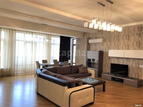 3-otaqlı yeni tikili kirayə verilir, Üzeyir Hacıbəyli küç., 190 m²