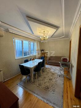 3-otaqlı mənzil kirayə verilir, Sahil m., 80 m²