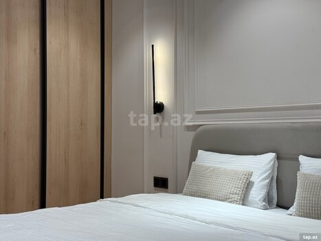 2-otaqlı mənzil kirayə verilir, Sahil m., 50 m²