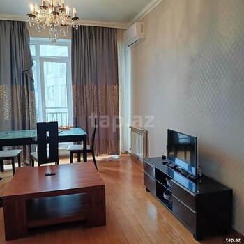2-otaqlı yeni tikili kirayə verilir, H. Zərdabi küç. 192, 75 m²