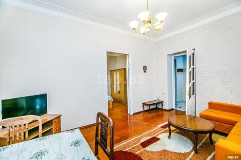 2-otaqlı mənzil kirayə verilir, Sahil m., 60 m²