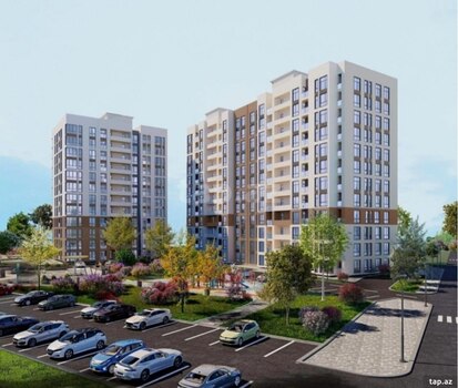 1-otaqlı yeni tikili, Masazır qəs., 47.6 m²