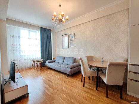 2-otaqlı yeni tikili, Avtovağzal m., 50 m²