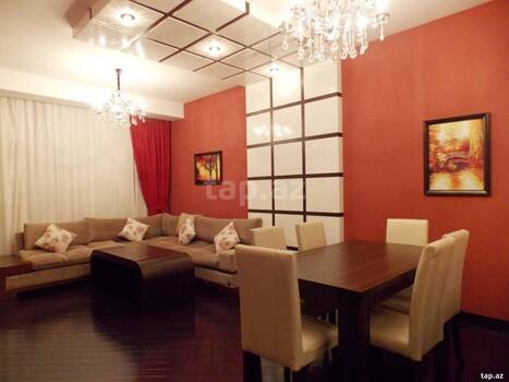 3-otaqlı yeni tikili kirayə verilir, Gənclik m., 120 m²