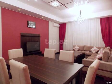 3-otaqlı yeni tikili kirayə verilir, Gənclik m., 120 m²