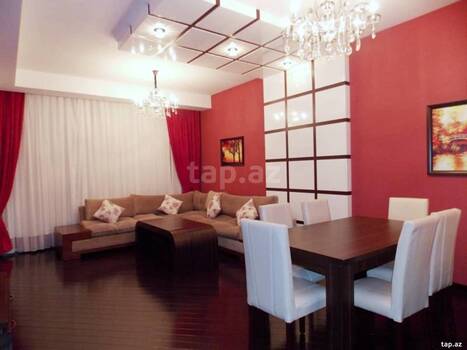 3-otaqlı yeni tikili kirayə verilir, Gənclik m., 120 m²