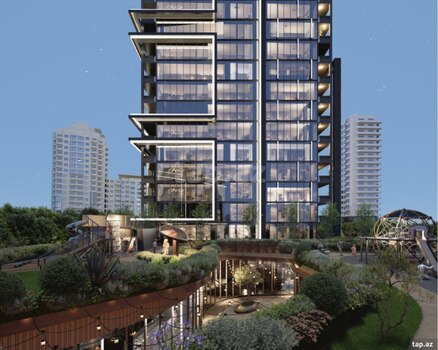 2-otaqlı yeni tikili, Tbilisi pr., 71.6 m²