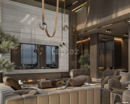 4-otaqlı yeni tikili, Tbilisi pr., 175.1 m²
