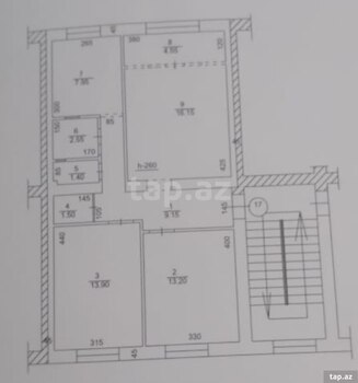 3-otaqlı mənzil kirayə verilir, Sülh küç., 70 m²
