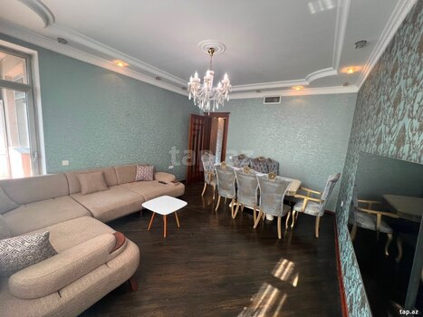 3-otaqlı yeni tikili kirayə verilir, Nəsimi r., 125 m²