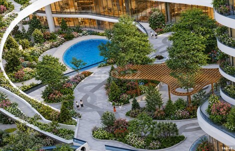 5-otaqlı yeni tikili, Gənclik m., 272 m²