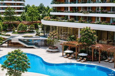 5-otaqlı yeni tikili, Gənclik m., 272 m²