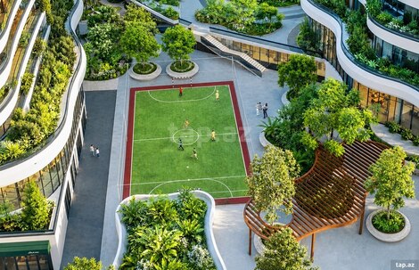 5-otaqlı yeni tikili, Gənclik m., 272 m²