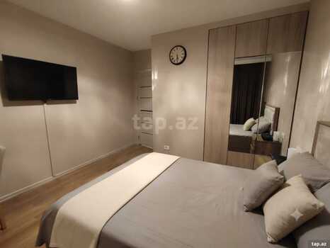 3-otaqlı mənzil kirayə verilir, N.Nərimanov r., 80 m²