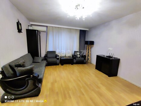 3-otaqlı mənzil kirayə verilir, N.Nərimanov r., 80 m²
