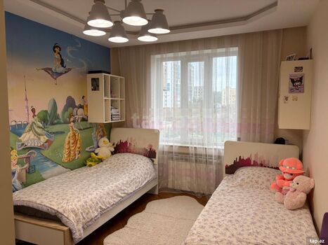 3-otaqlı mənzil, Həzi Aslanov m., 80 m²