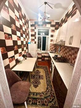 3-otaqlı mənzil kirayə verilir, Nərimanov r., 63 m²