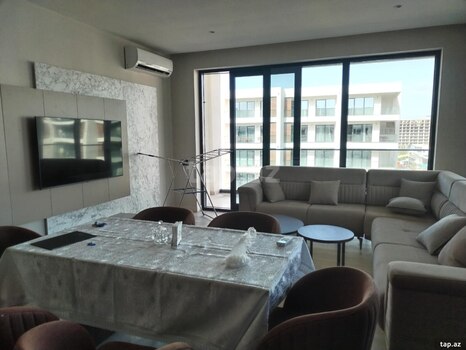 3-otaqlı yeni tikili kirayə verilir, Sea Breeze, 160 m²