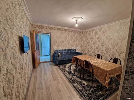 3-otaqlı mənzil kirayə verilir, Qazax r., 65 m²