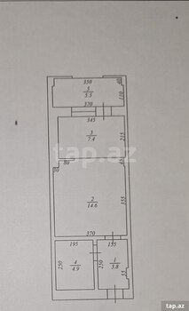 1-otaqlı mənzil, Nərimanov r., 33.5 m²