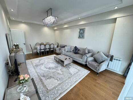 4-otaqlı yeni tikili, Yasamal r., 121 m²