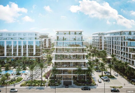 1-otaqlı yeni tikili, Sea Breeze, 72 m²