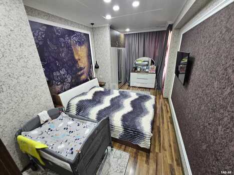 3-otaqlı yeni tikili, İnşaatçılar m., 75 m²