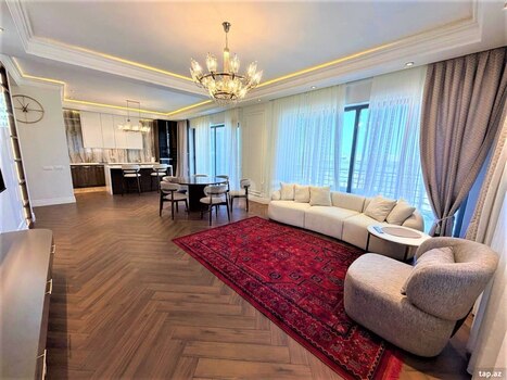 3-otaqlı yeni tikili kirayə verilir, Mərkəzi Bulvar küç., 160 m²