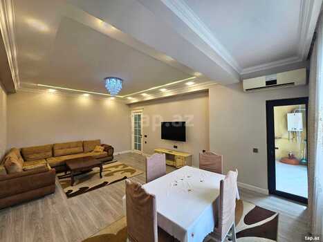 3-otaqlı yeni tikili kirayə verilir, N.Nərimanov m., 110 m²