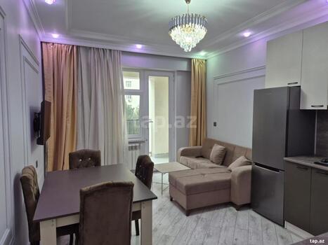 2-otaqlı yeni tikili kirayə verilir, Həzi Aslanov m., 53 m²