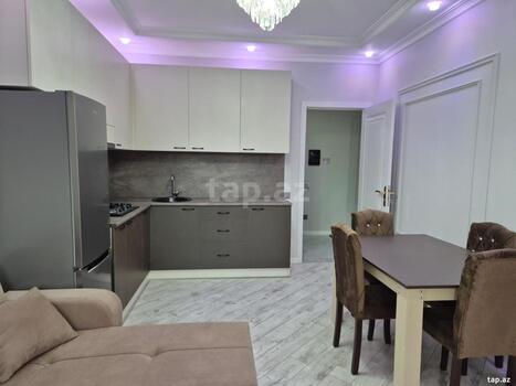 2-otaqlı yeni tikili kirayə verilir, Həzi Aslanov m., 53 m²