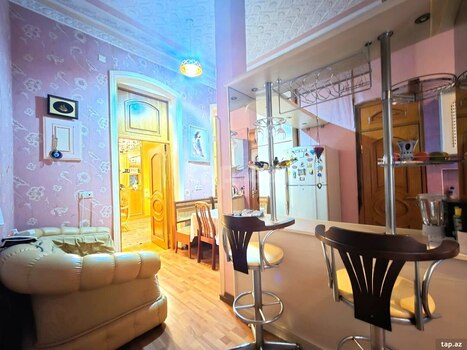 3-otaqlı mənzil, Sahil m., 108 m²