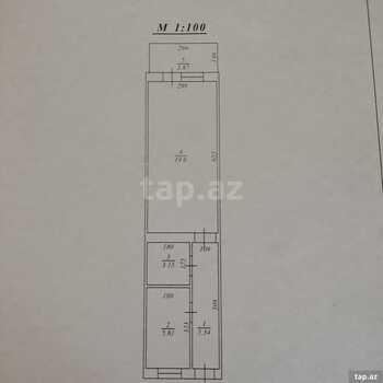1-otaqlı mənzil, Binəqədi r., 35.25 m²