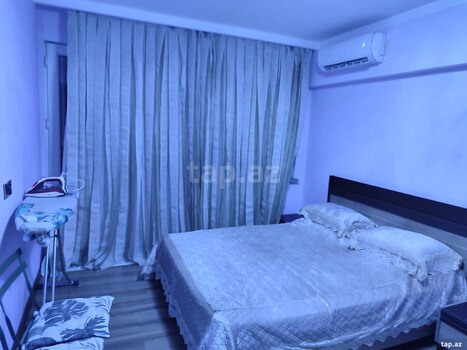 2-otaqlı mənzil kirayə verilir, Sahil m., 90 m²