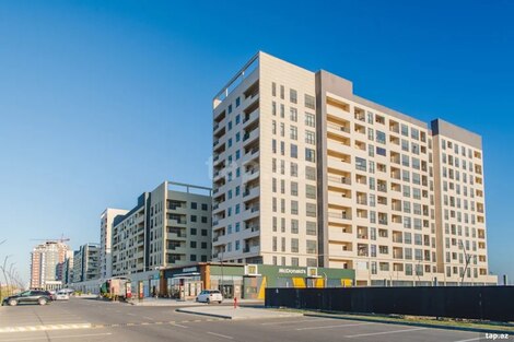 2-otaqlı yeni tikili, Sülh pr., 48.7 m²