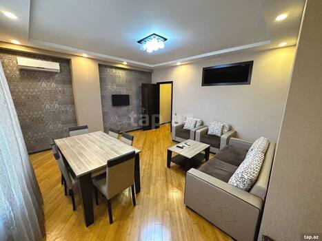 2-otaqlı yeni tikili kirayə verilir, Nizami m., 70 m²