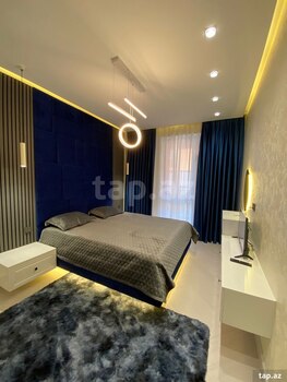 2-otaqlı mənzil kirayə verilir, Sahil m., 90 m²