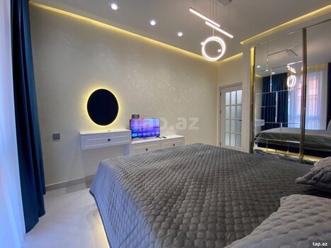 2-otaqlı mənzil kirayə verilir, Sahil m., 90 m²