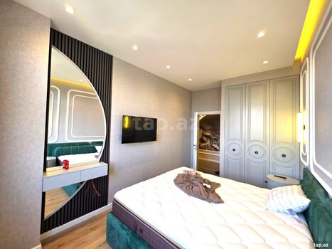 2-otaqlı yeni tikili kirayə verilir, Bakıxanov qəs., 70 m²