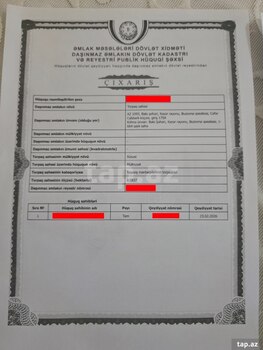 8.4 sot torpaq sahəsi, Buzovna qəs.