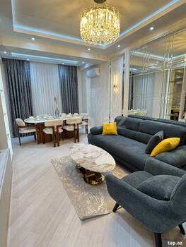 2-otaqlı yeni tikili kirayə verilir, N.Nərimanov m., 90 m²