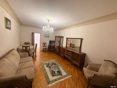 3-otaqlı mənzil kirayə verilir, N.Nərimanov m., 80 m²