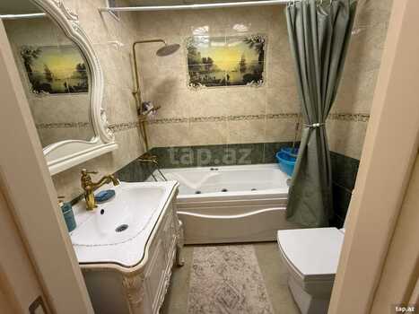 3-otaqlı yeni tikili kirayə verilir, Gənclik m., 120 m²