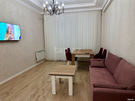 2-otaqlı yeni tikili kirayə verilir, Sahil küç., 75 m²