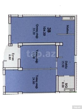3-otaqlı yeni tikili, N.Tusi küç., 105 m²