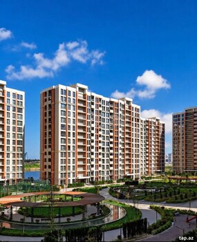 2-otaqlı yeni tikili, Yasamal r., 44 m²