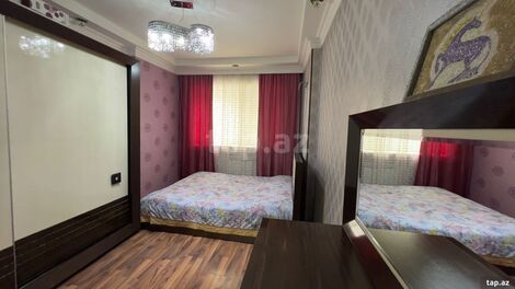 3-otaqlı yeni tikili kirayə verilir, N.Nərimanov m., 96 m²