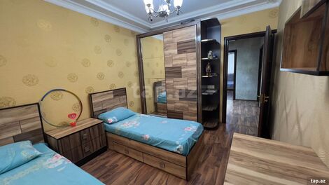 3-otaqlı yeni tikili kirayə verilir, N.Nərimanov m., 96 m²